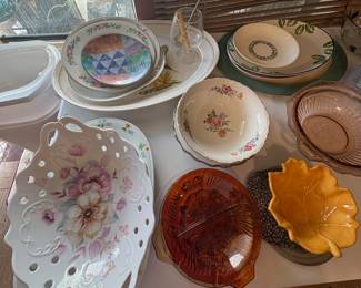 Variety of Serving dishes