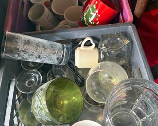 Selection of Glasses and Mugs