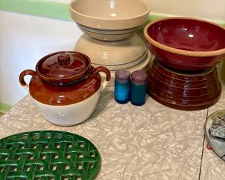 Pottery Bowls Marcrest, Marshall Pottery and others