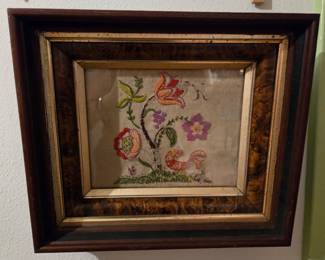 Antique needlepoint