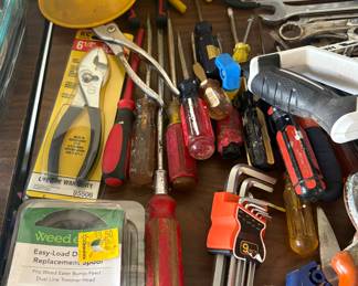 Screwdrivers, hammers, wrenches