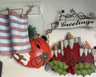 Metal wall decor