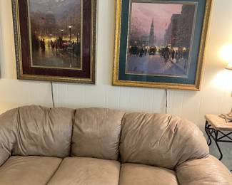 Leather sofa