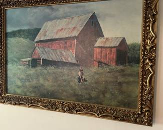 Framed artwork