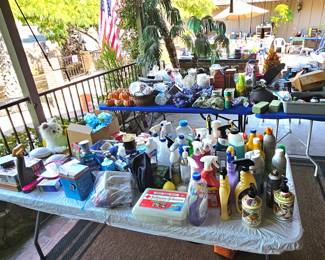 Cleaning supplies.