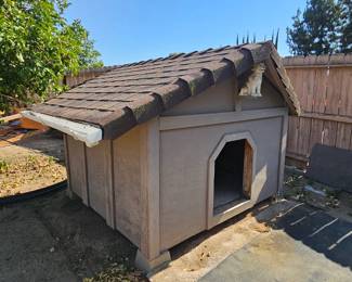 Custom doggie house.