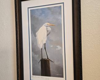 Elton louviere signed/numbered framed print