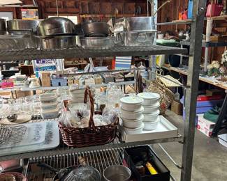 Amazing Vintage Commercial Bakers Rack