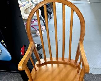 Oak Rocking chair - child size - we have an adult one as well.