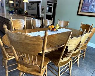 Oak Chairs - various designs - (we have 7 remaining)