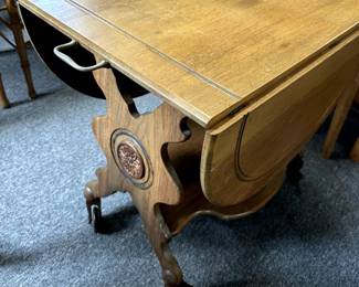 Antique drop leaf table - dinner cart
