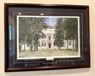 Elaine Speed Nelley Print - The Hermitage - signed #359 of 2000 - 33" X 25.25" framed, matted, and glass included