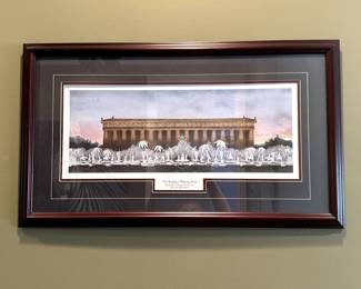 Elaine Speed Nelley Prints - The Parthenon Nativity Scene - 31.2" X 18.25"