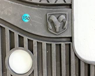 Ram Promaster City Rear floor mat - fits behind second row of seats.