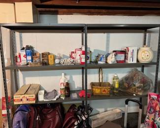 Metal shelving