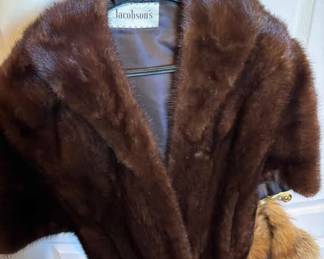 Fur Fox ShawlsWraps wHatMuffs