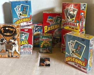 Topps New In Box  Baseball Card Collection