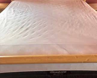Southwest King Size Bed, Beautyrest Mattress