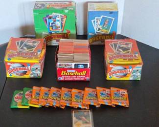 Topps Baseball Boxes Opened With Assorted Cards