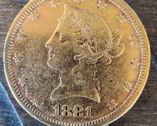 1894 Liberty Head $10 Gold Eagle Coin 9