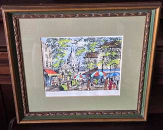 La Place du Tertre, Montmartre Paris Original Art