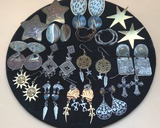 Vintage Costume EarringsPosts  Wires