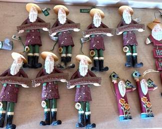 NIB Midwest Mfg. Santa Ornaments