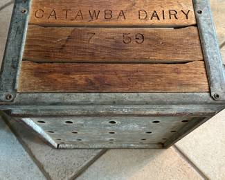 Catawba Dairy milk crate box