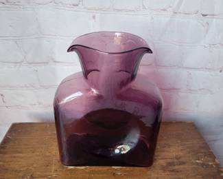 Blenko amethyst water bottle.