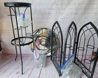 Lot of 3 Partylite tealight decor pieces.