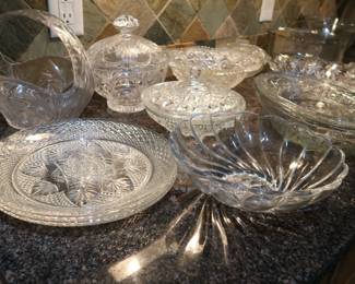 Wonderful designs in glassware.  Who doesn't want something special for special occasions?