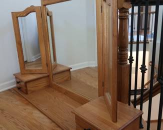 Need a mirror for the top of your dresser?  Bring your dresser measurements to check.