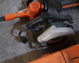 Circular saw and Brush trimmer