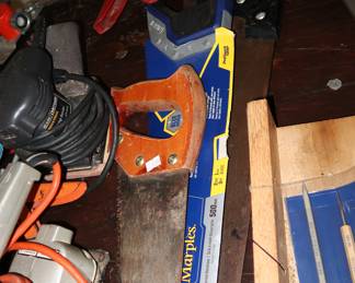Collection of hand saws