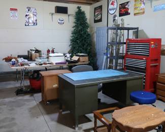 Setup for your ease of moving and finding that one item.