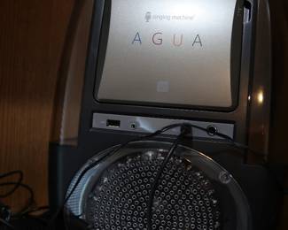 Karaoke machine. 