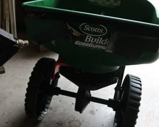 Fertilizer spreader.