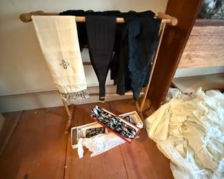 Vintage mourning shawls in excellent condition