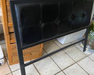 Black headboard