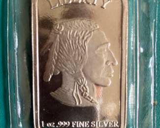 one ounce silver bar