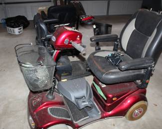 mobility scooters, one needs a battery, the other two "as-is"