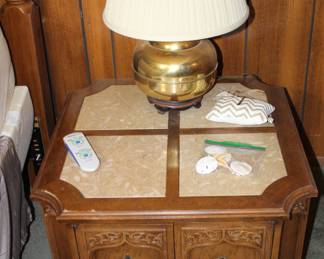 two end tables like this, plus matching coffee table and lamp table