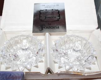 Fostoria candle holders