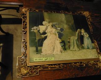 Victorian Picture with Frame