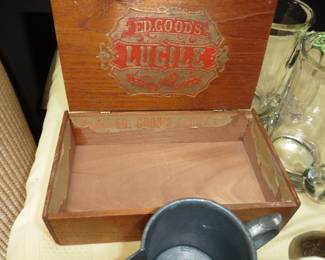 wooden cigar box