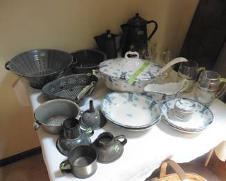 Speckle Ware, China, Beer Mugs