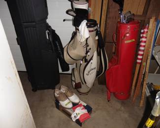 Ladies Golf Clubs (Callaway and Wilson) Ladies Golf Shoes and Travel Golf Clubs Case