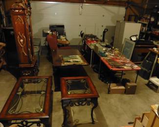 Coffie and End Table, Tools, Work tables, etc