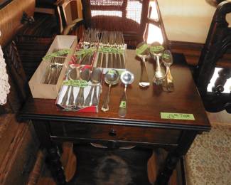 Silver and Table