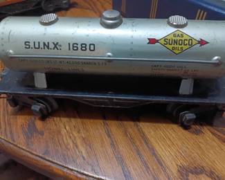 Lionel train car sunoco